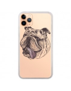 Coque iPhone 11 Pro Max Chien Bulldog Dog Transparente -...