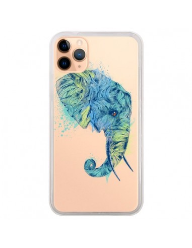 Coque iPhone 11 Pro Max Elephant Elefant Transparente - Rachel Caldwell