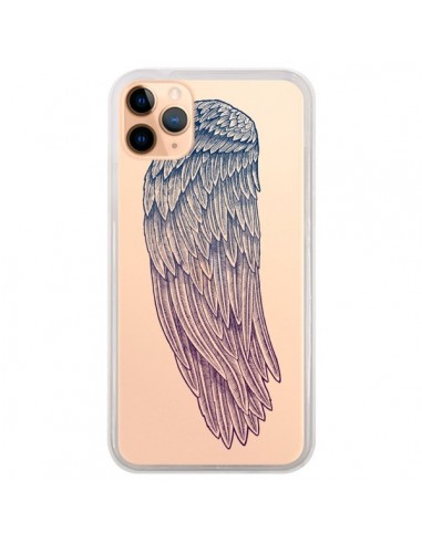 Coque iPhone 11 Pro Max Ailes d'Ange Angel Wings Transparente - Rachel Caldwell