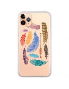 Coque iPhone 11 Pro Max Plume Feather Couleur...