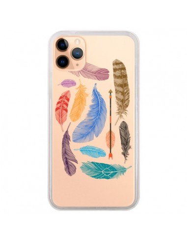 Coque iPhone 11 Pro Max Plume Feather Couleur Transparente - Rachel Caldwell
