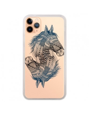 Coque iPhone 11 Pro Max Cheval Horse Double Transparente - Rachel Caldwell