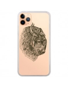 Coque iPhone 11 Pro Max Buffalo Bison Transparente -...