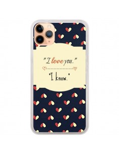 Coque iPhone 11 Pro Max I love you - R Delean