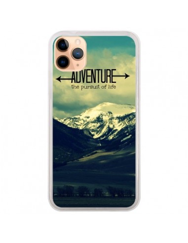 Coque iPhone 11 Pro Max Adventure the pursuit of life Montagnes Ski Paysage - R Delean