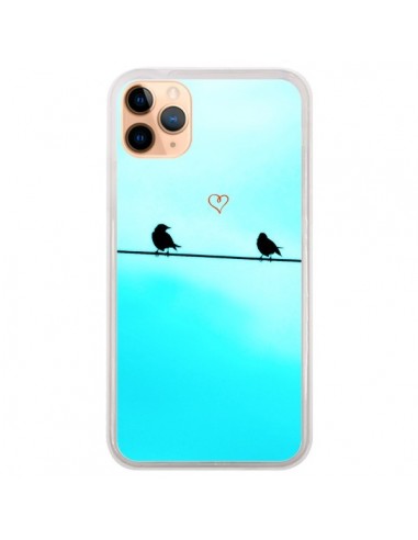 Coque iPhone 11 Pro Max Oiseaux Birds Amour Love - R Delean