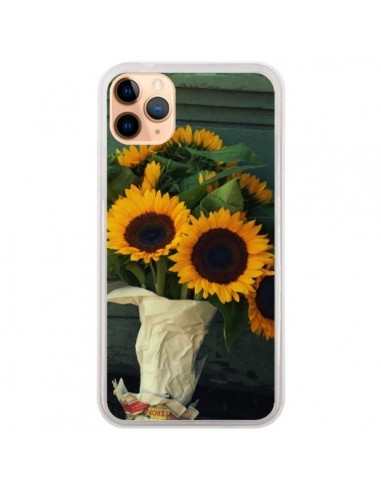 Coque iPhone 11 Pro Max Tournesol Bouquet Fleur - R Delean