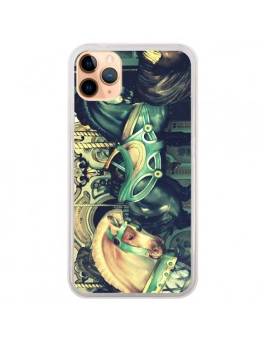 Coque iPhone 11 Pro Max Manege Enfant Carrousel Chevaux - R Delean