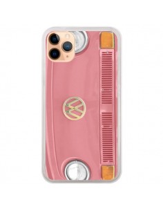 Coque iPhone 11 Pro Max Groovy Van Hippie VW Rose - R Delean