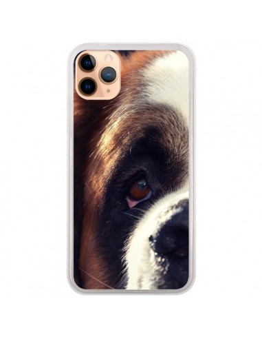Coque iPhone 11 Pro Max Saint Bernard Chien Dog - R Delean