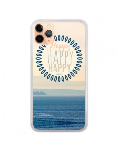 Coque iPhone 11 Pro Max Happy Day Mer Ocean Sable Plage Paysage - R Delean