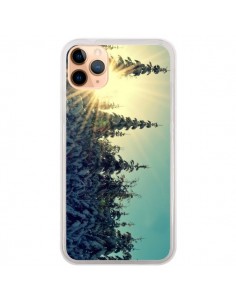 Coque iPhone 11 Pro Max Hiver Paysage Neige Montagnes...