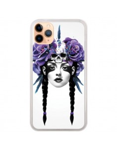 Coque iPhone 11 Pro Max Fille Fleurs Warrior - Ruben Ireland