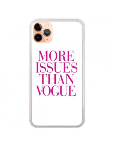 Coque iPhone 11 Pro Max More Issues Than Vogue Rose Pink - Rex Lambo