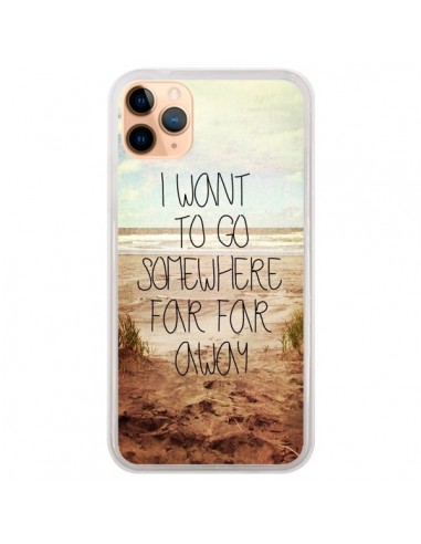 Coque iPhone 11 Pro Max I want to go somewhere - Sylvia Cook