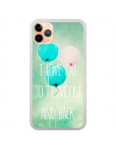 Coque iPhone 11 Pro Max I love you to the moon and back -...