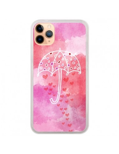 Coque iPhone 11 Pro Max Parapluie Coeur Love Amour - Sylvia Cook
