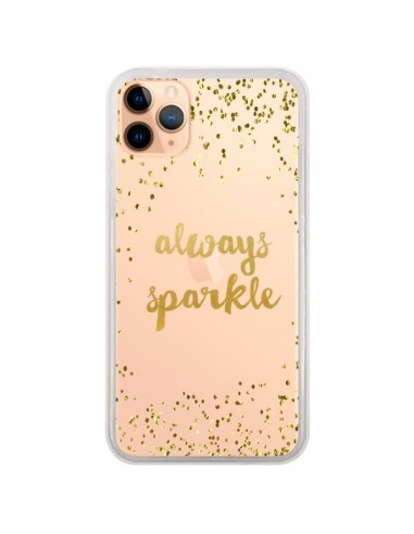 Coque iPhone 11 Pro Max Always Sparkle, Brille Toujours Transparente - Sylvia Cook