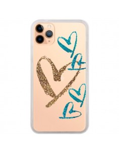 Coque iPhone 11 Pro Max Coeurs Heart Love Amour...