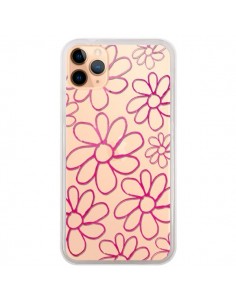 Coque iPhone 11 Pro Max Flower Garden Pink Fleur...