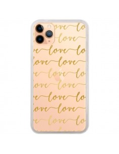 Coque iPhone 11 Pro Max Love Amour Repeating Transparente...