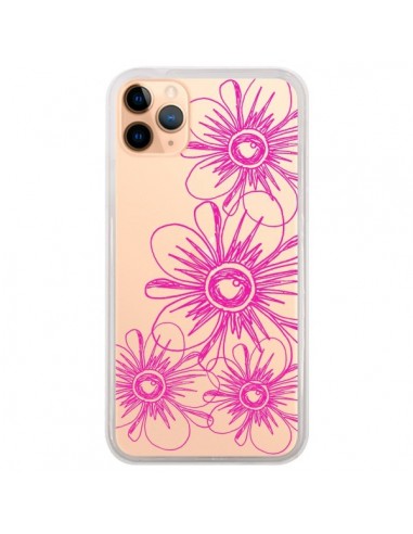 Coque iPhone 11 Pro Max Spring Flower Fleurs Roses Transparente - Sylvia Cook