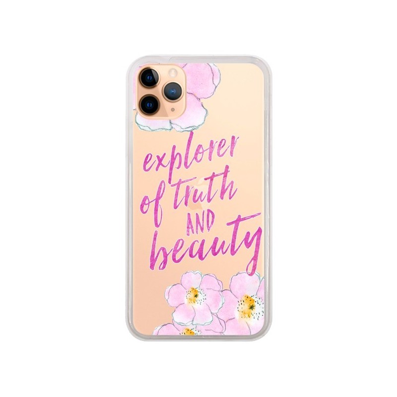 Coque iPhone 11 Pro Max Explorer of Truth and Beauty Transparente - Sylvia Cook
