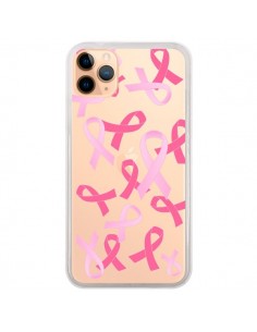 Coque iPhone 11 Pro Max Pink Ribbons Ruban Rose...