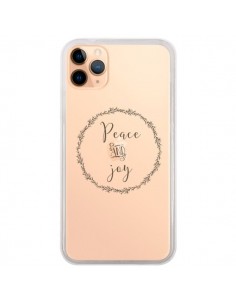Coque iPhone 11 Pro Max Peace and Joy, Paix et Joie...
