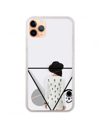 Coque iPhone 11 Pro Max Confusion Femme Oeil Triangle - Sara Eshak