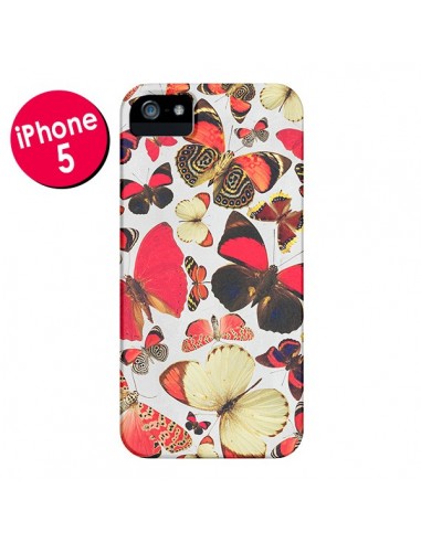 Coque Papillons pour iPhone 5 et 5S - Eleaxart