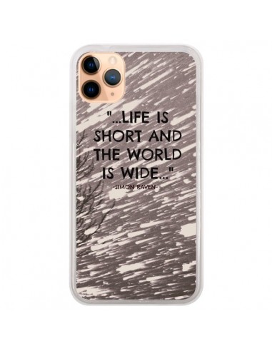 Coque iPhone 11 Pro Max Life is short Foret - Tara Yarte