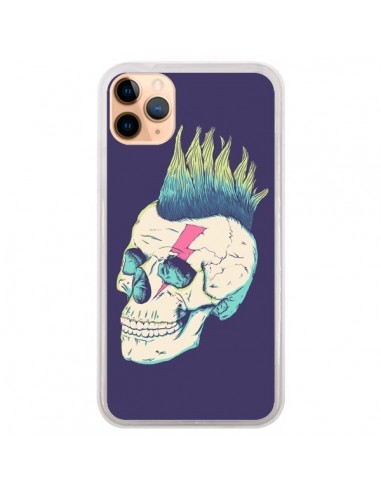 Coque iPhone 11 Pro Max Tête de mort Punk - Victor Vercesi