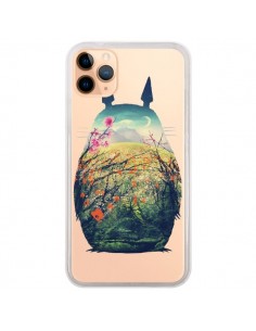 Coque iPhone 11 Pro Max Totoro Manga Comics Transparente...