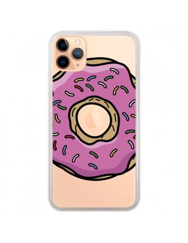 Coque iPhone 11 Pro Max Donuts Rose Transparente - Yohan B.