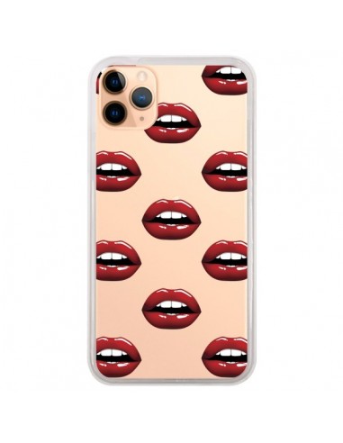 Coque iPhone 11 Pro Max Lèvres Rouges Lips Transparente - Yohan B.