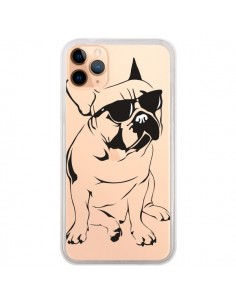 Coque iPhone 11 Pro Max Chien Bulldog Dog Transparente -...