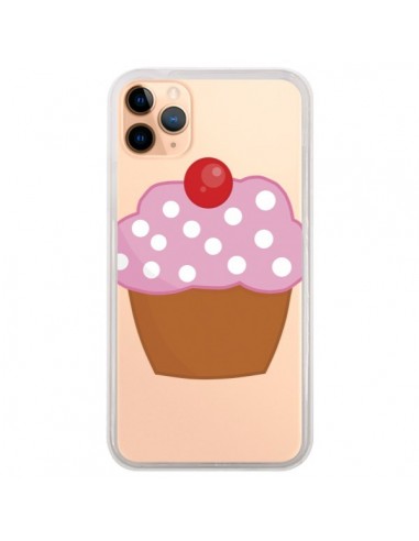 Coque iPhone 11 Pro Max Cupcake Cerise Transparente - Yohan B.