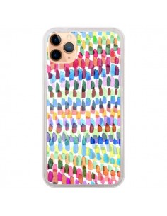 Coque iPhone 11 Pro Max Artsy Strokes Stripes Colorful -...