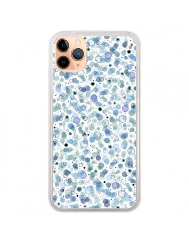 Coque iPhone 11 Pro Max Cosmic Bubbles Blue - Ninola Design
