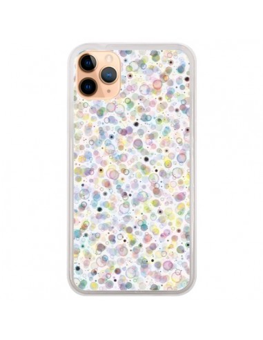 Coque iPhone 11 Pro Max Cosmic Bubbles Multicolored - Ninola Design