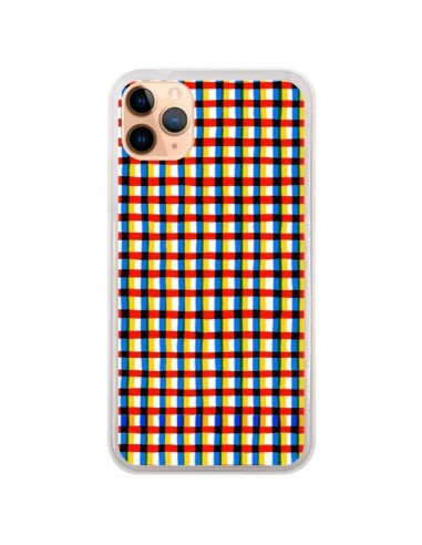 Coque iPhone 11 Pro Max Crossed Eyes Lines Red - Ninola Design