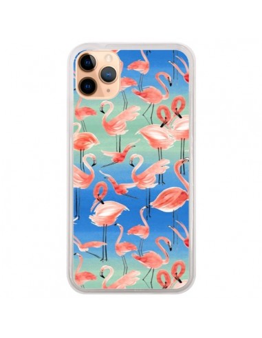 Coque iPhone 11 Pro Max Flamingo Pink - Ninola Design