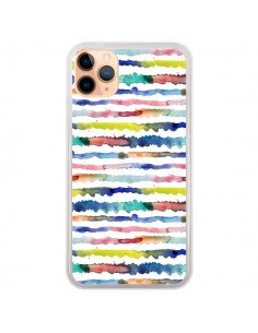 Coque iPhone 11 Pro Max Gingham Vichy Yellow - Ninola Design