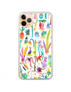 Coque iPhone 11 Pro Max Little Textured Dots White -...