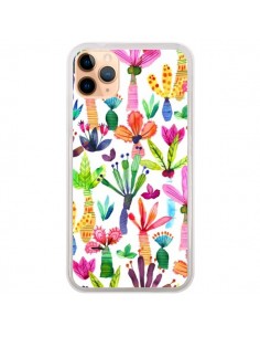 Coque iPhone 11 Pro Max Overlapped Watercolor Dots -...
