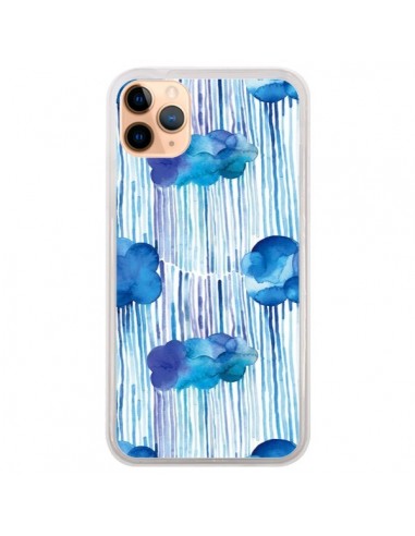 Coque iPhone 11 Pro Max Rain Stitches Neon - Ninola Design