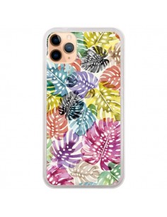 Coque iPhone 11 Pro Max Tigers and Leopards Yellow -...