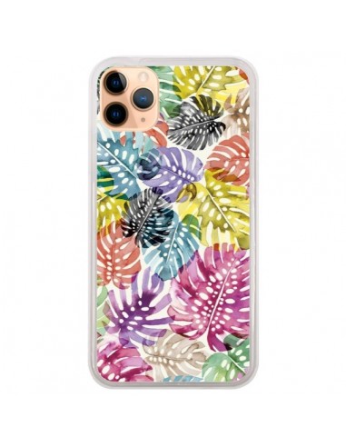 Coque iPhone 11 Pro Max Tigers and Leopards Yellow - Ninola Design