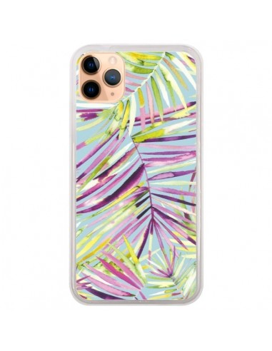 Coque iPhone 11 Pro Max Tropical Flowers Multicolored - Ninola Design